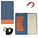 Produktbild BOOK CASE SMART RETRO Für Huawei P9 Lite Mini Cover Handy Tasche Flipcase Etui Flip Hülle Buchform Kunststoff TPU Halterung für Kreditkarten mit Magnet Schutzhülle (dunkel blau / navy blue)