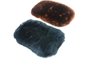 PINICECORE 1 Paio Professionale Lustrascarpe Morbido Peluche Wipe Scarpe Spazzole Mittens per Gli Stivali Shoes Altri Pelle Care (Colore Casuale)