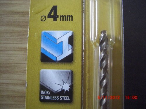 Piranha HSS-E Kobalt Hi-Tech Metallbohrer, für alle Metallarten, 4mm Bohrdurchmesser, 75mm Gesamtlänge, 1 Stück, X50092