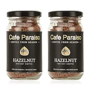 Cafe Paraiso Hazelnut Combo Instant Premium Flavored Arabica Coffee - 60g Each