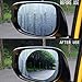 Price comparison product image TAOtTAO Car Rearview Mirror Protective Film, Anti Fog Film Anti-glare Anti Mist Anti-scratch Waterproof Rainproof Rear View Mirror Window Clear Protective Film