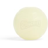 Chuckit! 32313 - Shiny Ball, Size M, 6.5 cm | Durable rubber, launcher compatible, interactive fun, for medium dogs, glows fo