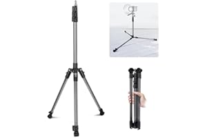 JEBUTU Lichtstativ 200cm/83in, Reversible Lampenstativ Studio Beleuchtung Stativ, Light Stand mit 1/4" Schraube für Strobe Licht Ringlicht Blitzlicht Kamera Softbox, S202
