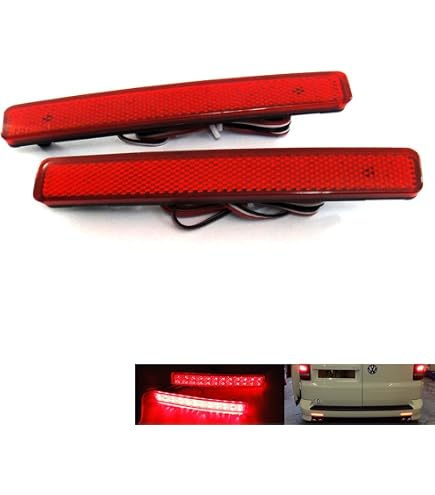 Reflektor Motorrad STOSSSTANGE REFLEKTOR LICHTSCHEIBE Für VW T5 12-16 Transporter Caravelle Multivan EUR 15,39 - DE Katzenaugen Fahrrad