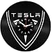 Produktbild EVEVO Tesla Wanduhr Vinyl Schallplatte Retro-Uhr Handgefertigt Vintage-Geschenk Style Raum Home Dekorationen Tolles Geschenk Wanduhr Tesla