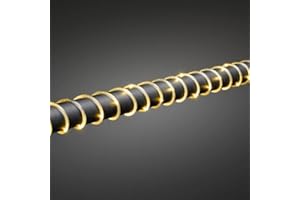 Konstsmide, 3773-800, LED Mini Lichterschlauch, 5 m, mit Lichtsensor und 6h und 9h Timer, 65 bernsteinfarbene Dioden, batteriebetrieben, Außen (IP44), transparentes Kabel, 65 leds