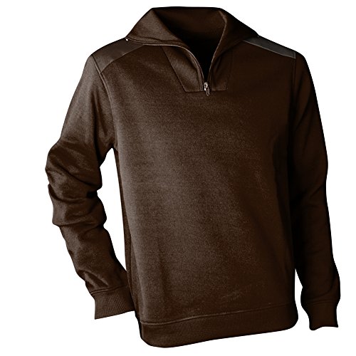 Preisvergleich Produktbild LMA Sweat Fleece Kentkragen weiß, braun, braun, 9070 ARIZONA