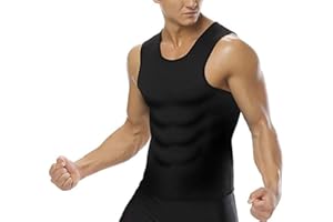 NOVECASA Canotta Sauna Uomo Neoprene Sweat Vest Ginnastica per Sudare Bruciare i Grassi Perdita di Peso Muscolare