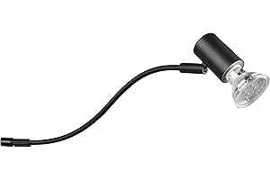 TRIO LEUCHTEN Trio, Applique, Giada 1xGU10, max.5,0 W Finitura: Metallo, nero opaco L:5,4cm, L:34,0cm, A:11,4cm IP44IP44,Senza illuminante