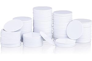 HICARER NFC 215 Cards, NTAG215 NFC Round Cards Rewritable NFC 215 Card Tag Compatible with TagMo and Amiibo and NFC Enabled Mobile Phones and Devices