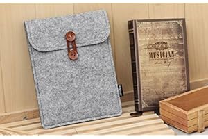 ENJOY-UNIQUE Étui en feutre pour liseuse Kobo Aura One 7,8" Gris
