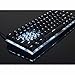 Produktbild Gxoisnavlk 82 Key Blue Switch Luminous Wired Tastatur Mechanische Gaming-Tastatur (Color : Black)