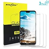 vidrio templado p20 lite [Para Huawei P20 Lite]: 3-Unidades de película protectora cortada con láser con precisión protegen la superficie de la pantalla táctil de su Huawei P20 Lite.