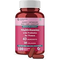 Carbamide Forte Multivitamin Tablets for Women with 43 Ingredients -100 Veg Tablets