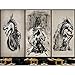 Produktbild Sumo Wandbild Vintage japanische Ukiyo-e Tattoo Krieger Wandtattoo Nostalgisch nahtlose Wandbild Kochen Sushi Footwear Club