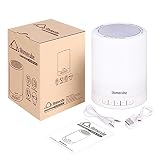 Bluetooth Lautsprecher-Lampe, Homecube LED Nachttischlampe mit Drahtlosen BT Lautsprecher Berührungsempfindliche Dimmable Tischlampe Nachtlicht mit TF-Karte, unterstützt AUX, Freisprechlautsprecher, Metallgriffe für Kinderzimmer, Party, Camping im Freien - 7