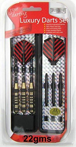 Professional Luxury 3 Dart Set. 22g Weight. Aluminium Shafts & Case. Choose 14g 16g 18g 20g 22g or 24g.
