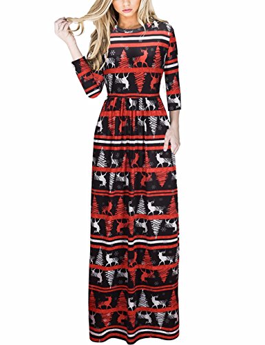 christmas maxi dress