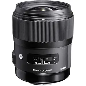 Sigma 35mm F/1.4 DG HSM Art Lens for Nikon DSLR Cameras