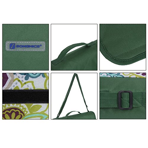 Songmics Picknickdecke Campingdecke maschinenwaschbar wärmeisoliert mit Tragegriff faltbar 195 x 150 cm GCM80M - 4