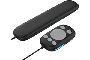 SOYAA Bluetooth-Knochenschalllautsprecher mit Fernbedienung, 3 Modi, Weißes Rauschen für Unter das Kopfkissen, Verbessert den Schlaf, 3 Timer Einschlafhilfe für Erwachsene, Seitenschläfer, Büro-Nickerchen