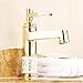 Produktbild bathroom taps SCLOTHS SCLOTHS Badezimmer Waschtischarmaturen Modern,Einfach,Retro,Kupfer,Heißen und Kalten Wasserhahn,Gold,Einloch,S-1070