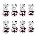 Produktbild Jspoir Melodiz 8 PCS Set Küche Besteck Anzug Besteck Halter Taschen Messer Gabeln Tasche Schneemann Shaped Christmas Party Dekoration (8 pcs Schneemann Weihnachtsbaum)