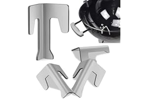 Amacoam Lot de 4 entretoises universelles pour Barbecue entretoises Plaque BBQ en Acier Inoxydable - Universel - Acier