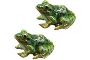 NA Decoración de Rana de simulación de Micro-Paisaje para jardín, Patio, Patio, Micro Paisaje, Adornos de jardín de Hadas