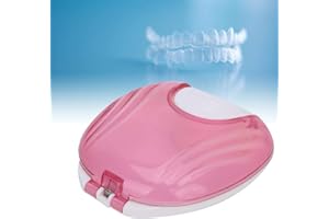 Boîte de rangement pour prothèses dentaires - Boîte de rangement orthodontique - Boîte de rangement pour prothèses dentaires - Grand format pour rangement orthodontique de protège-dents