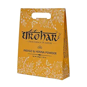 Dharohar Natural Indigo And Henna Powder (100+100 Gms)