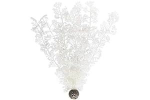 biOrb 46074 Koral rogowy XL biały – duża dekoracja akwarium, naturalny sztuczny koral z tworzywa sztucznego do dekoracji akwarium, łatwy do czyszczenia, nadaje się do wody słodkiej i morskiej