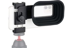 KIWIFOTOS Uniwersalna osłona obiektywu aparatu antyrefleksyjnego ze zdejmowanym klipsem do telefonu iPhone Android Smart Phone, eliminuje odblaski okien i odbicia światła