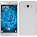 Produktbild PhoneNatic Case für Samsung Galaxy J7 (2016) J710 Hülle weiß gummiert Hard-case + 2 Schutzfolien