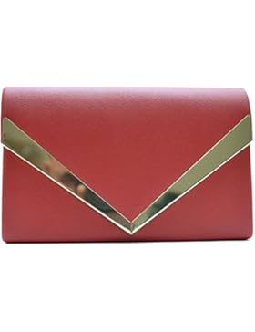 Vain Secrets Damen Umhänge Taschen Clutch Abendtasche in vielen Farben
