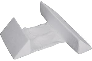 Wheriss Oreiller pour bébé - Coussin de Couchage latéral Triangulaire réglable - Protection de la Taille - Amovible et Lavable - Oreiller Anti-crachement de Lait - Cadeau pour futurs Parents (Grey)