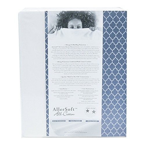 Aller Soft 180x200x9 Matratzen-Schutzbezug aus 100% Baumwolle gegen  Hausstaubmilben und Bettwanzen, 180 x 200 x 9 cm - 3