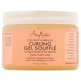 Curling Gel soufflé Karité Moisture Coconut & Hibiscus Curling Gel Souffle Thick Curly Hair 340 g