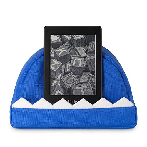 TMPRODUCTS Tablet Kissen fläzbag® (blau) iPad Kissen / Tabletkissen Universal Halter Stand für kindle Oasis, Apple iPad (mini), iPad Air, tolino usw – Witziges Monster Design - 2