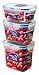 Produktbild Lock & Lock HPL313S3 Multi-Usage Food Container Box Set Nestable Value Pack by Lock & Lock