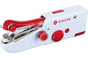 Singer Machine à coudre manuelle Blanc/rouge