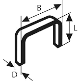 Bosch - Zımba Teli Tip 53 11, 4 * 0, 74 * 6 mm