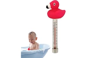 Sysdisen Piscine Flottant - Piscine sans Fil | avec Spa à cormince pour thermomètre d'eau d'aquarium incassable