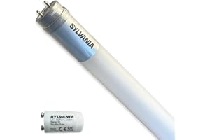 SYLVANIA LED T8 Röhre 60cm | 6500K Tageslichtweiß | Neonröhre Ersatz | 900 Lumen | 6,6 Watt | Leuchtmittel mit Starter