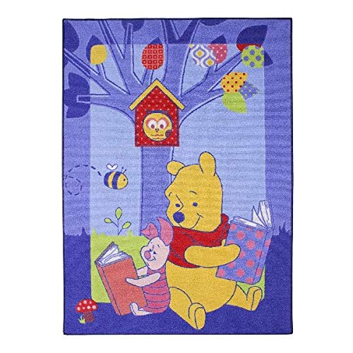 Associated Weavers - Alfombra para niños (95 x 133 cm), diseño con Winnie The Pooh