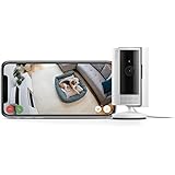 Ring Indoor Camera (2ª gen.) di Amazon | Videocamera plug-in per animali domestici | 1080p HD, audio bidirezionale, copertura