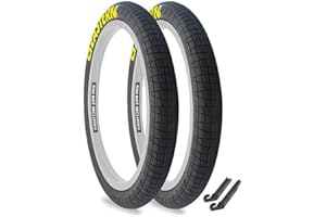 EASTERN BIKES Eastern Throttle - Kits de neumáticos BMX de 100 psi de 20 pulgadas x 2.2-2.4 - Versátil para BMX, bicicletas infantiles y bicicletas plegables, parche multicolor