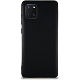 KZY İletişim Samsung Galaxy Note 10 Lite ile Uyumlu Kılıf Soft Premier Renkli Silikon Kapak - Siyah