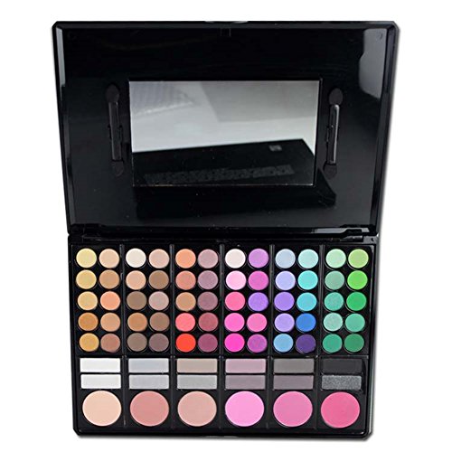 FantasyDay® Professionelle 78 Farben Lidschatten Palette Makeup Kit mit Lipgloss Concealer und Rouge #2 – Ideal für Sowohl den Professionellen als auch Persönlichen Gebrauch - 4