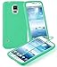 Produktbild Cadorabo - TPU Silikon Schutzhülle (Full Body Rund-um-Schutz auch für Das Display) für > Samsung Galaxy S5 / S5 NEO < in Meer GRÜN